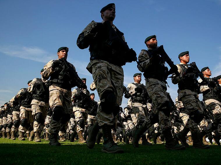 Efectivos del ejército mexicano