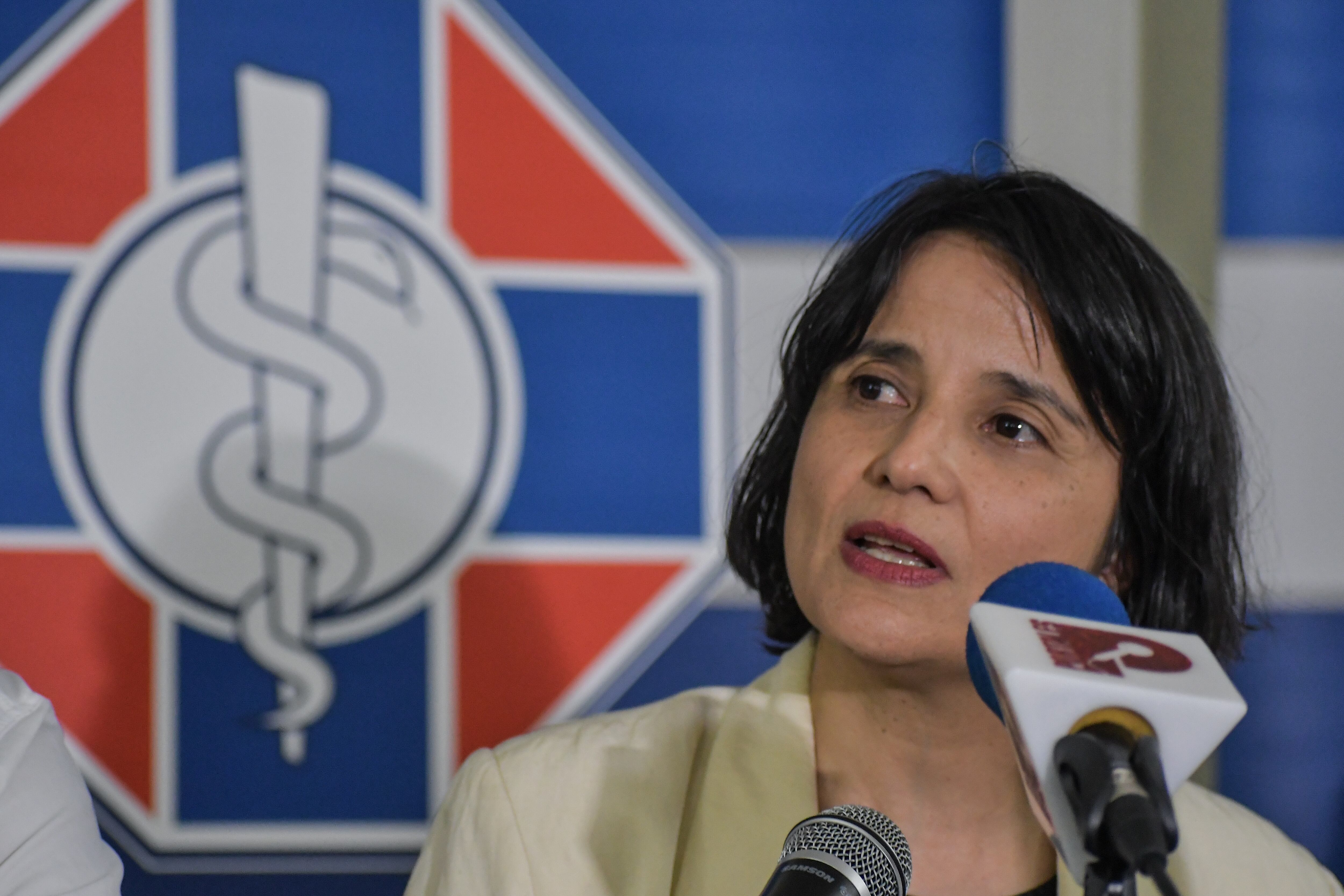 Agencia Uno | La presidenta del Colegio Médico, Anamaría Arriagada