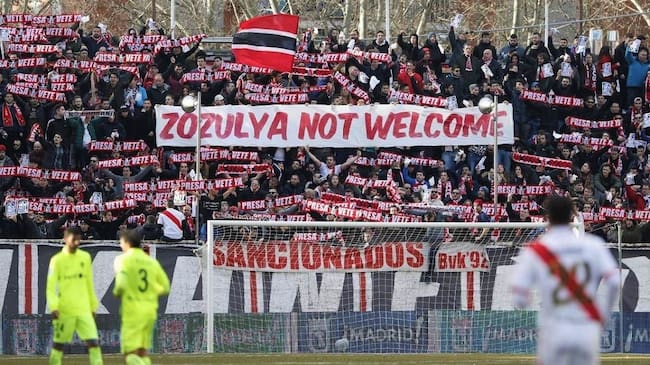 Hinchas del Rayo Vallecano