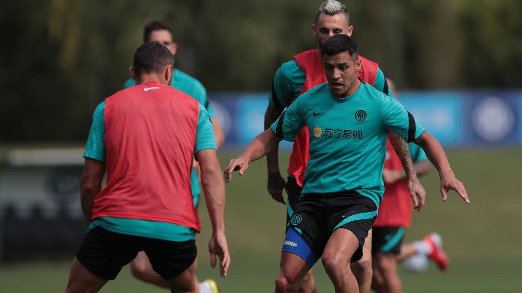 Alexis Sánchez volvió a entrenar en el Inter de Milán e ilusiona a la Roja