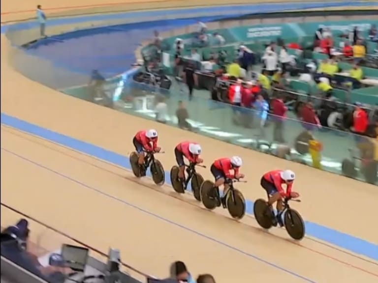 Juegos Panamericanos de Santiago 2023: Team Chile sufre duro revés en el ciclismo de pista en la persecución masculina