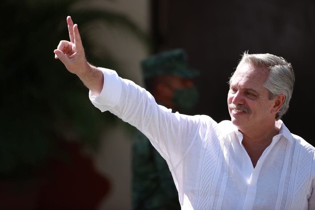 El presidente argentino Alberto Fernández