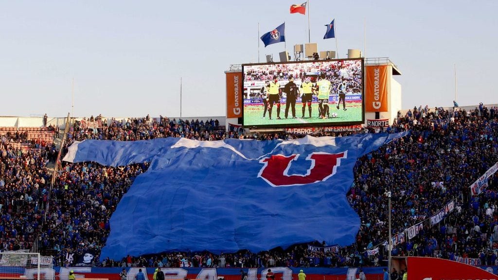22 de Julio del 2018/SANTIAGO Hinchas de Universidad de Chile ,durante el partido válido por la decimosexta  fecha del Campeonato Scotiabank 2018, entre Universidad de Chile vs Huachipato, disputado en el estadio Nacional.
FOTO:FRANCISCO LONGA/AGENCIAUNO