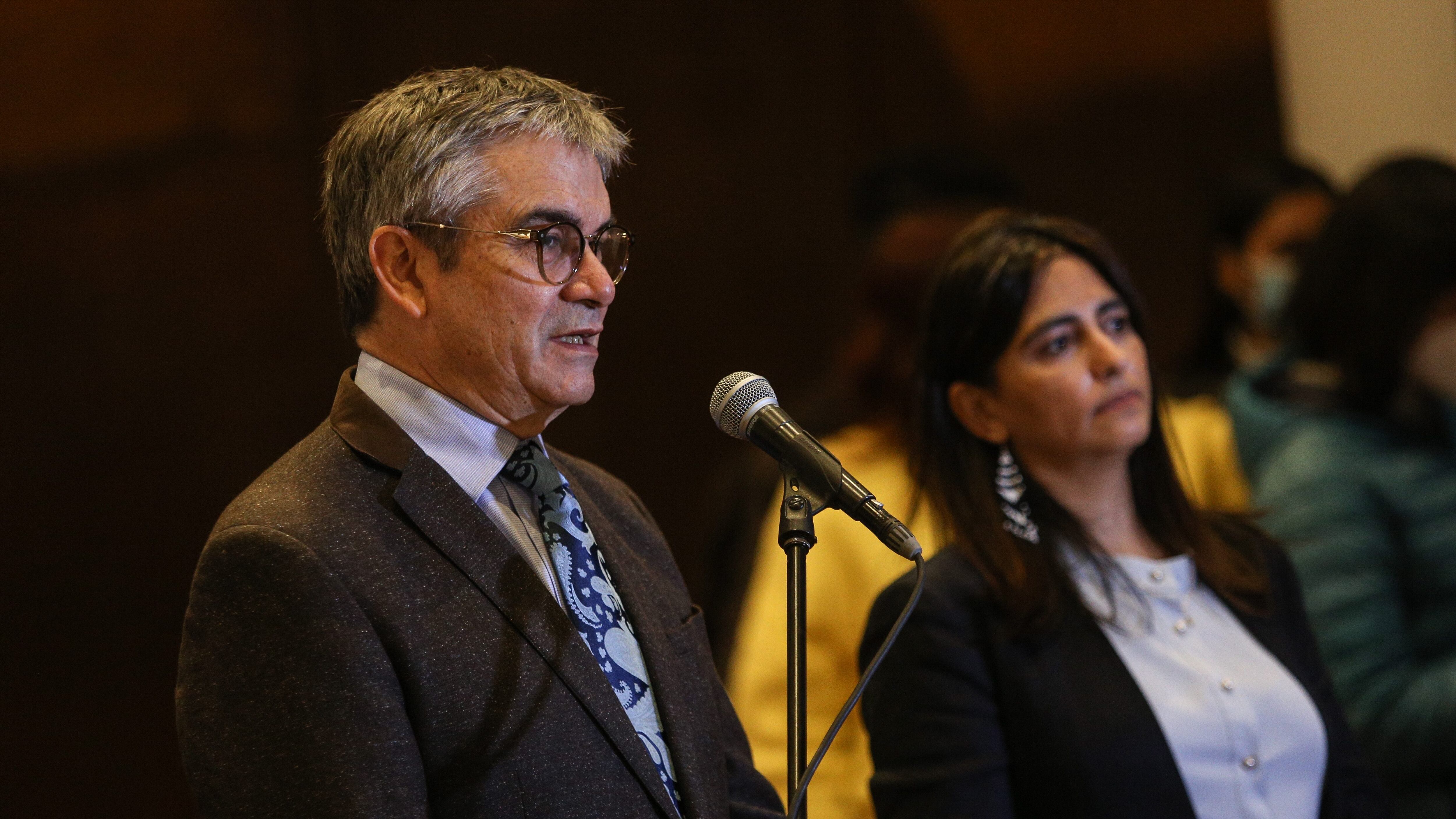 4 de JUNIO de 2022/ SANTIAGOEl Ministro de Hacienda, Mario Marcel, y la Subsecretaria Claudia Sanhueza participa del Cierre del Proceso de Diálogos Sociales para la Reforma Tributaria en el Centro Cultural Gabriela Mistral
FOTO: DIEGO MARTIN/ AGENCIAUNO