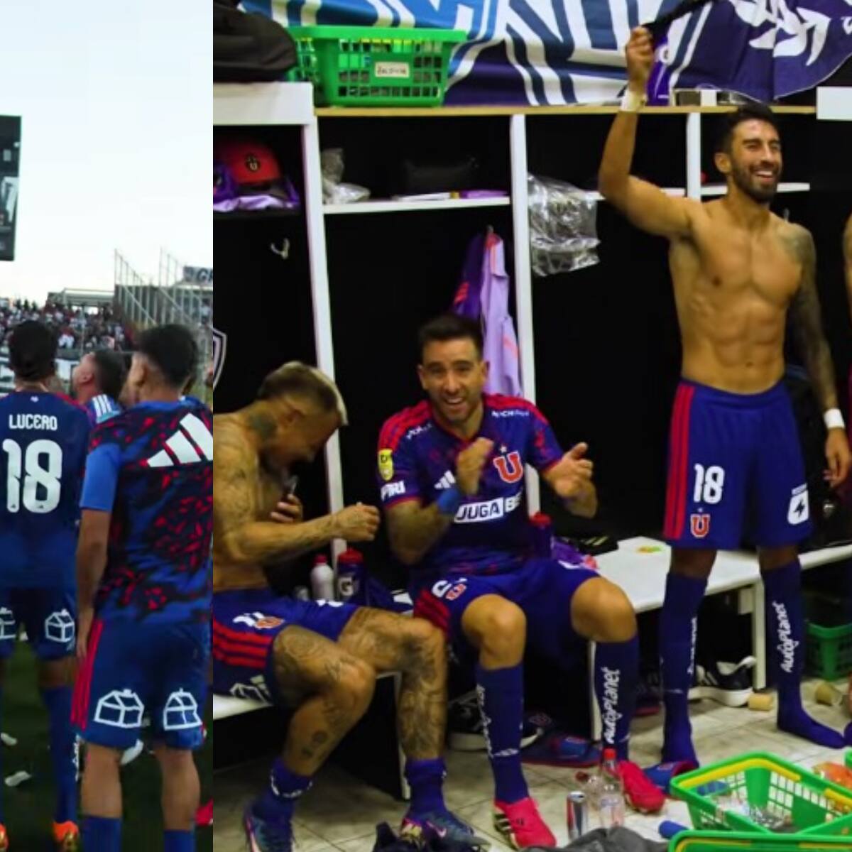 Cánticos contra Colo Colo y fiesta en el camarín: la U revela festejos del plantel tras ganar el Superclásico