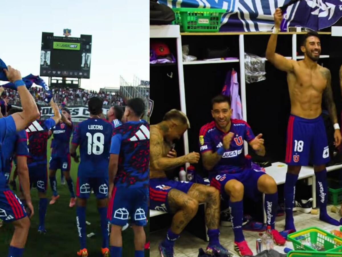 Cánticos contra Colo Colo y fiesta en el camarín: la U revela festejos del plantel tras ganar el Superclásico