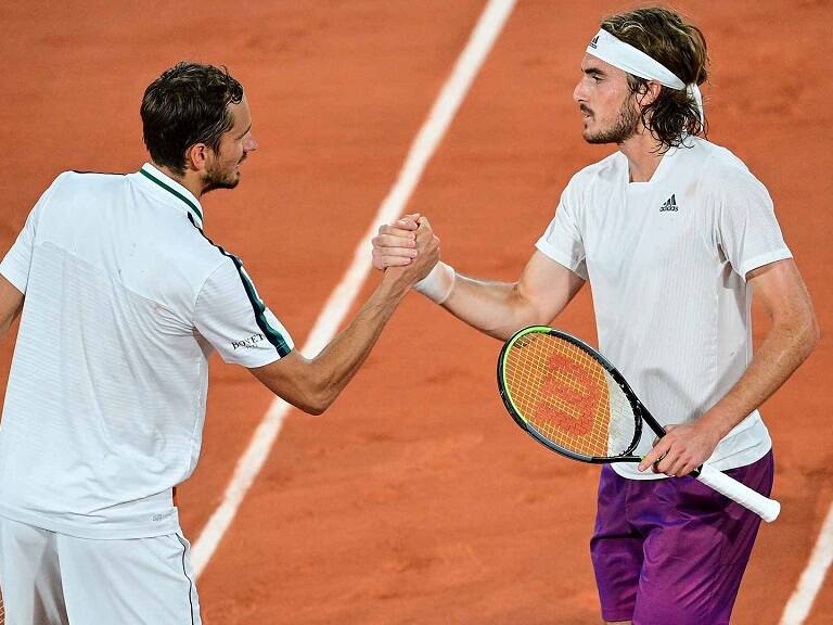 Daniil Medvedev y Stefanos Tsitsipas se impusieron en cuartos y ya quedaron definidas las semifinales del Masters 1000 de Roma