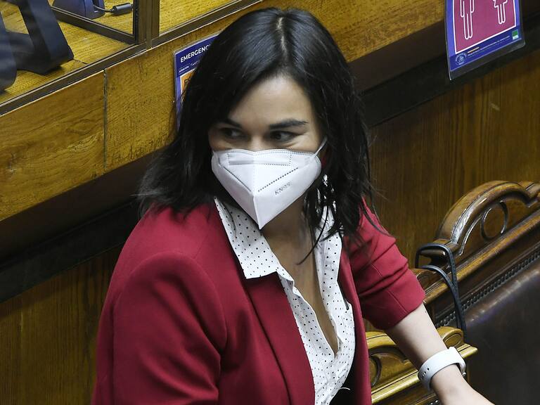 06 de Abril 2022/ VALPARAISOLa ministra Izkia Siches en la sesión especial donde se analiza “la situación de violencia en la Macrozona Sur, y las decisiones que está tomando o tomará el Gobierno del Presidente Gabriel Boric
FOTO: PABLO OVALLE ISASMENDI/ AGENCIA UNO