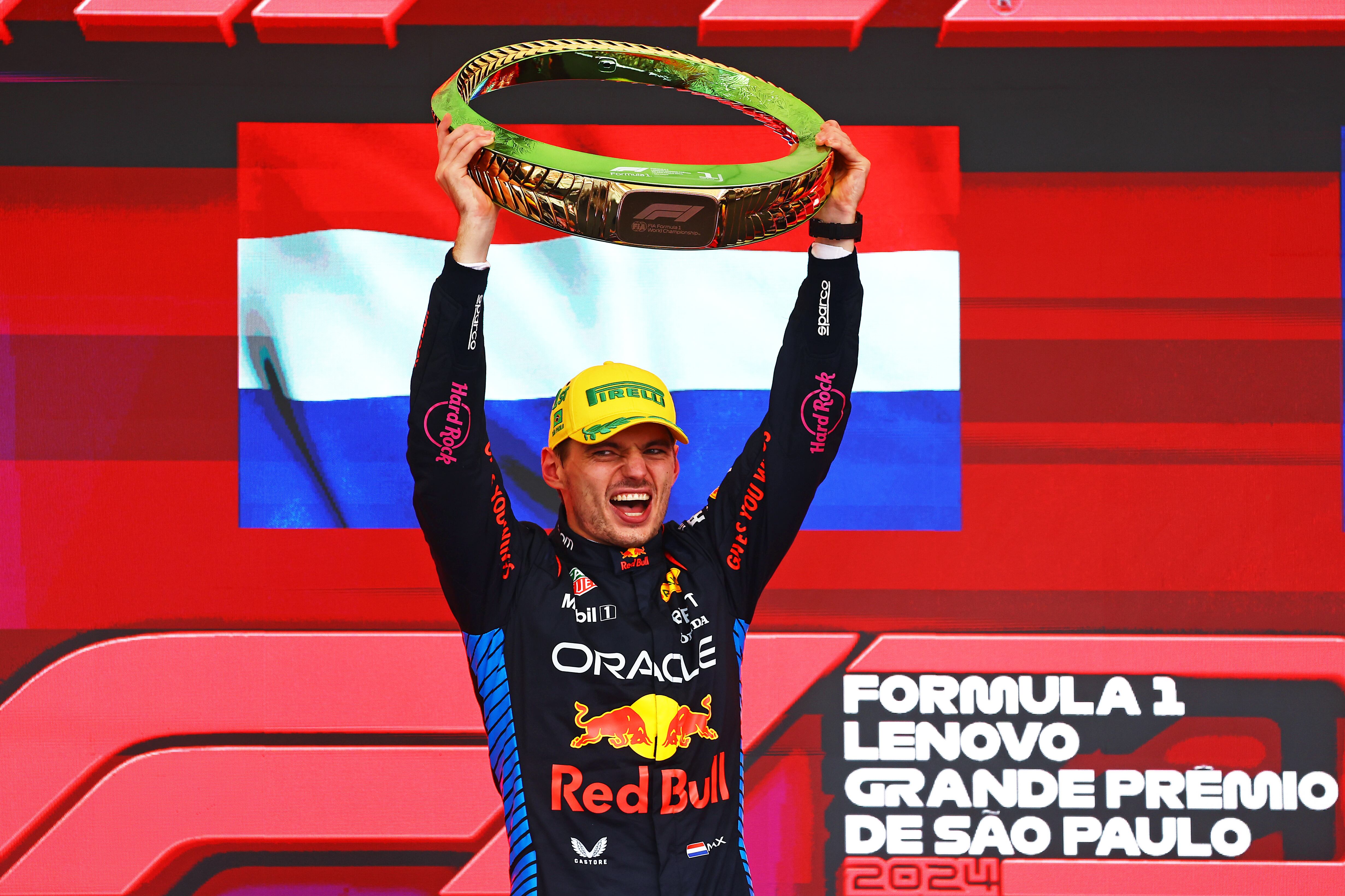 Max Verstappen da un golpe de autoridad en Brasil, se queda con el GP de F1 y da un paso definitivo para el tetracampeonato | Getty Images