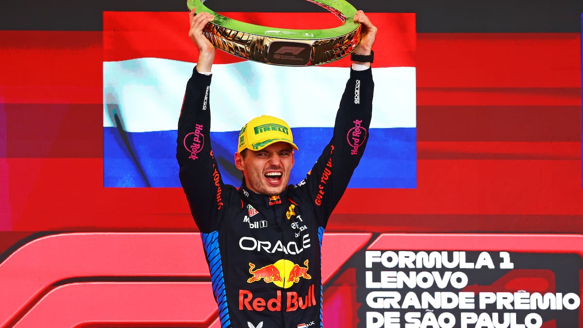 Max Verstappen da un golpe de autoridad en Brasil, se queda con el GP de F1 y da un paso definitivo para el tetracampeonato