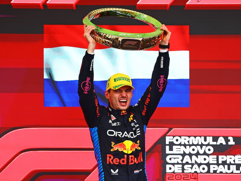 Max Verstappen da un golpe de autoridad en Brasil, se queda con el GP de F1 y da un paso definitivo para el tetracampeonato | Getty Images