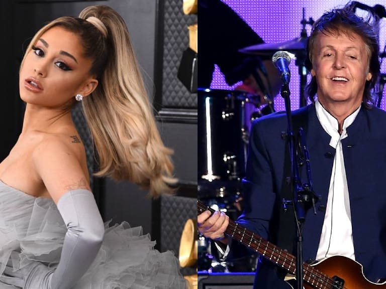 Ariana Grande le quitó el récord a Paul McCartney de la mayor cantidad de duetos en llegar al n°1