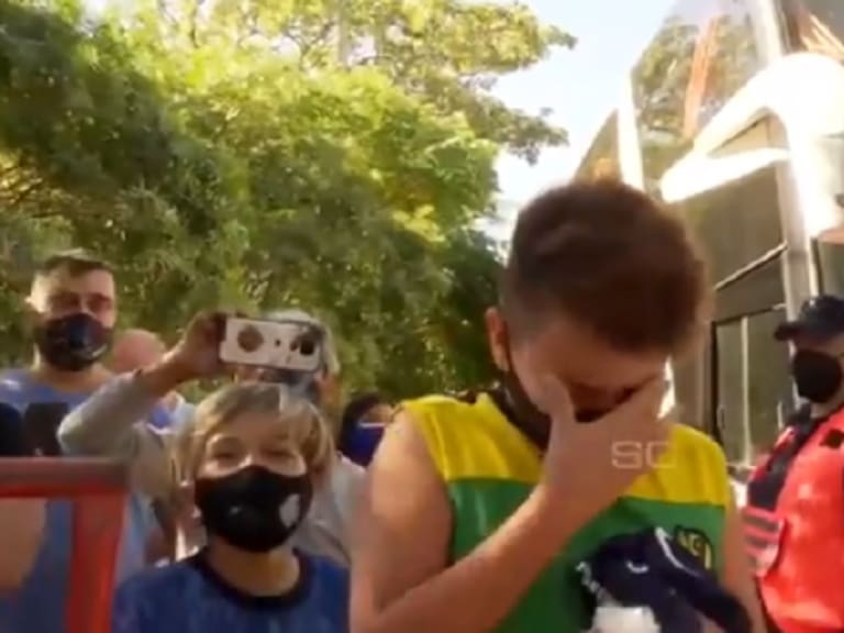 Alexis Sánchez emocionó a niño argentino con hermoso gesto después del partido ante la albiceleste