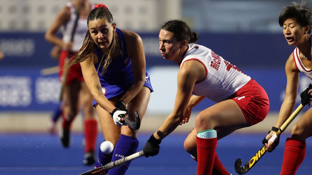 chile v cuba - juegos panamericanos santiago 2023 - hockey femenino