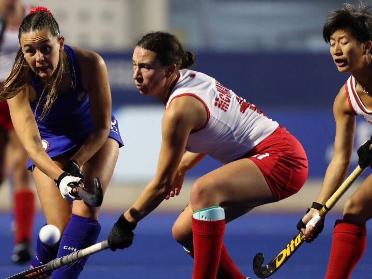 chile v cuba - juegos panamericanos santiago 2023 - hockey femenino