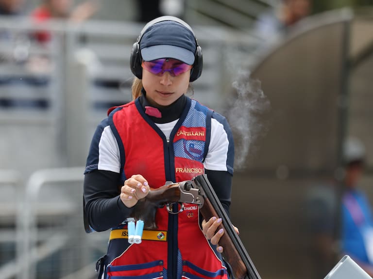 Francisca Crovetto roza el podio en la fecha de la Copa del Mundo de tiro en Azerbaiyán