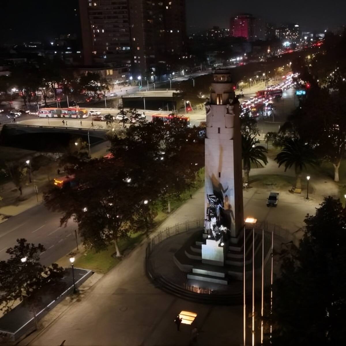 Tras más de 40 años: icónico monumento de Chile “volvió a la vida” esta semana