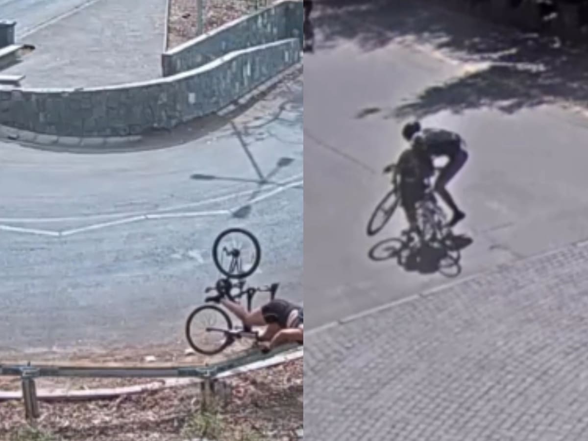 “Es cine”: El registro viral de Parquemet donde dio a conocer la cantidad de accidentes provocados por ciclistas