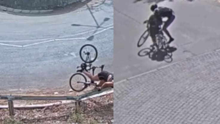 “Es cine”: El registro viral de Parquemet donde dio a conocer la cantidad de accidentes provocados por ciclistas