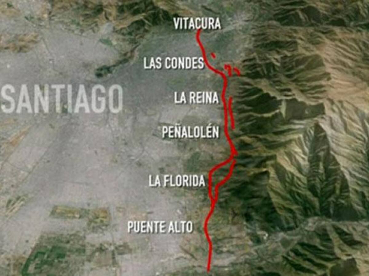 El 50% ya está construido: Cámara aprueba informe que propone declarar la Falla de San Ramón como zona no edificable