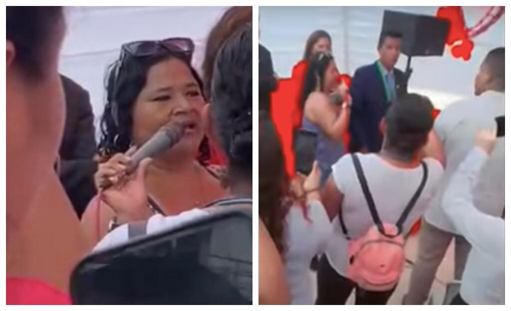 ¡Yo me opongo!: mujer interrumpe matrimonio y revela que novio es el padre de sus hijos
