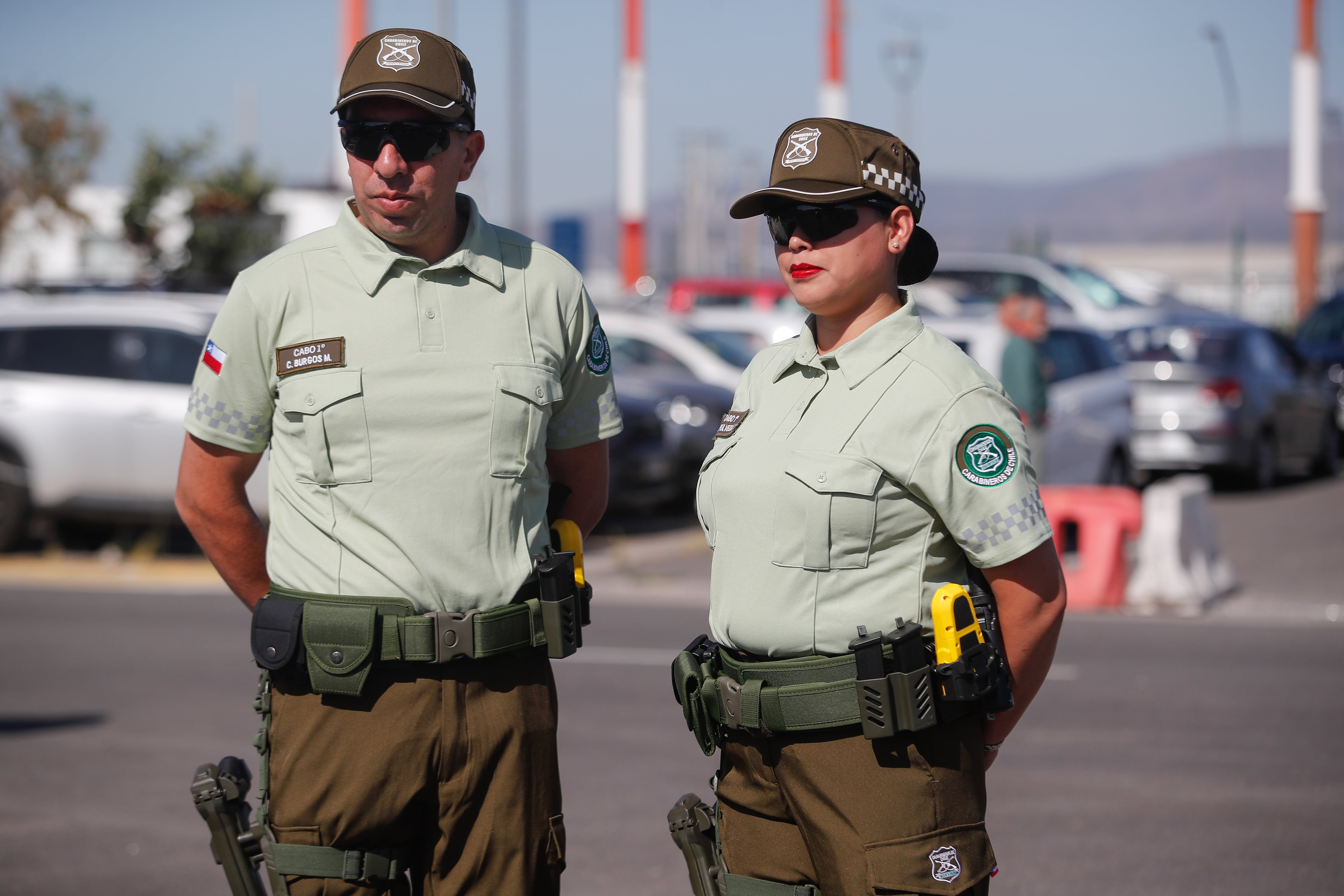 12 DE DICIEMBRE DE 2024 / SANTIAGO
Entrega de vehículos policiales y anuncio de nueva tenida operativa para la región Metropolitana. La ceremonia es presidida por la Ministra del Interior y Seguridad Pública, Carolina Tohá Morales junto al General Director de Carabineros, Marcelo Araya Zapata y el delegado presidencial Gonzalo Durán y la Alcaldesa de Quinta Normal, Karina Delfino
FOTO: DIEGO MARTIN /AGENCIAUNO
