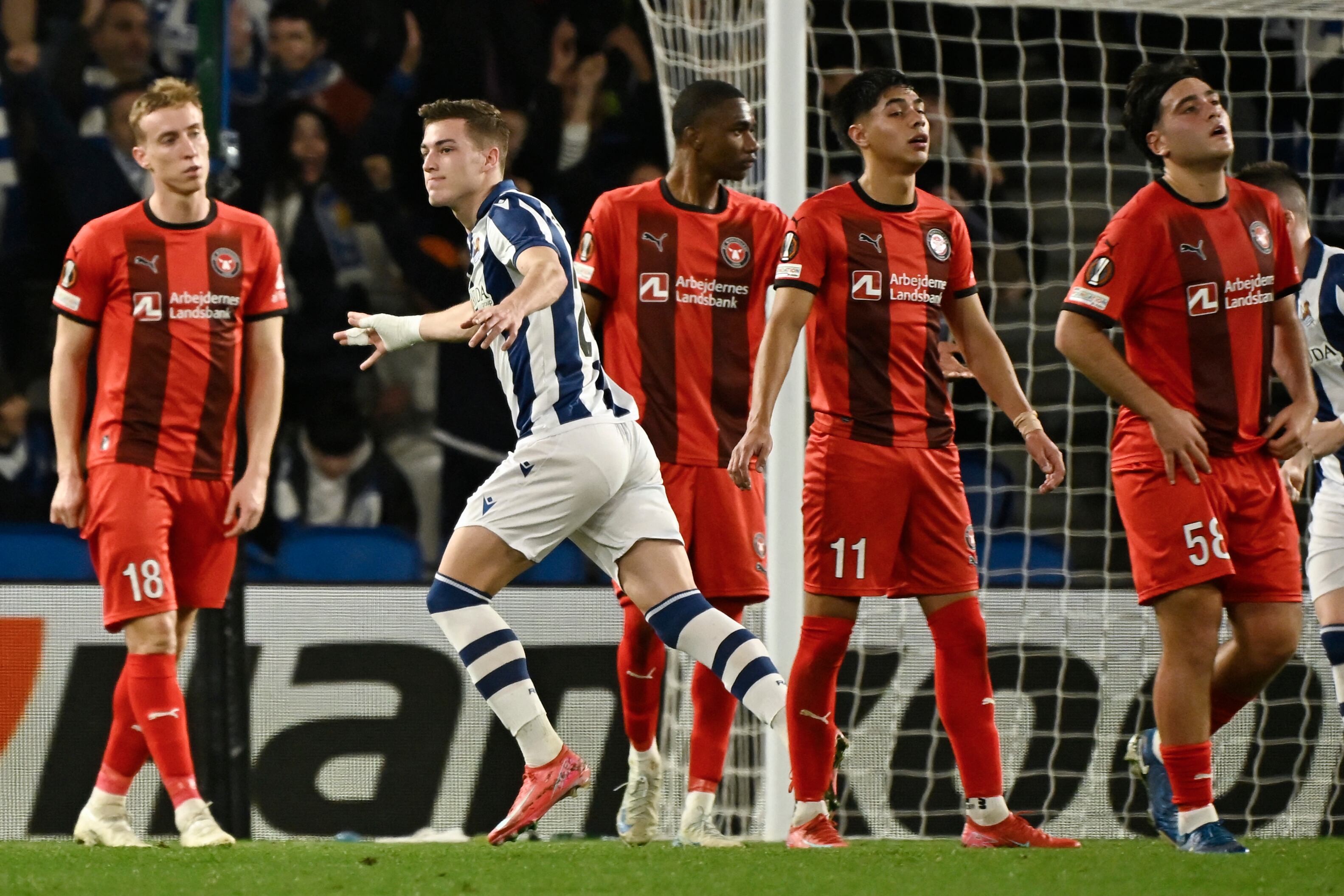 Darío Osorio anotó un golazo en dolorosa eliminación del Midtjylland por la Europa League | Getty Images