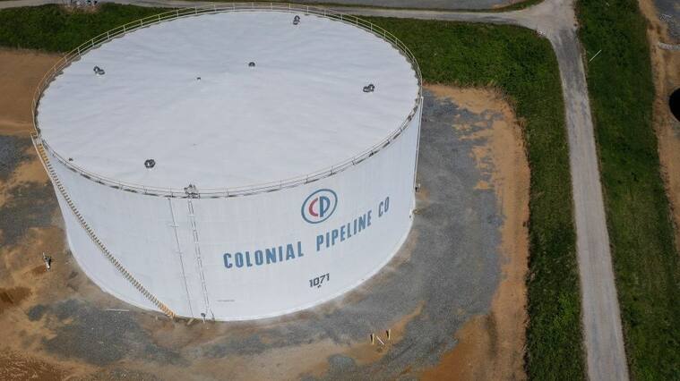 Uno de los tanques de la red que controla Colonial Pipelines