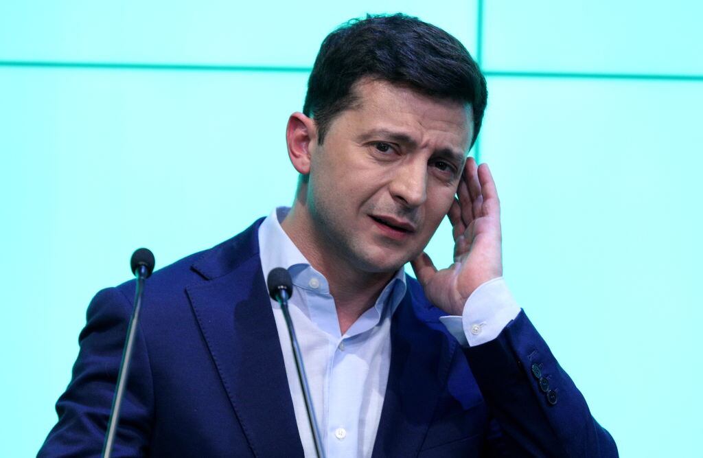 El actual mandatario de Ucrania, Volodomir Zelenski