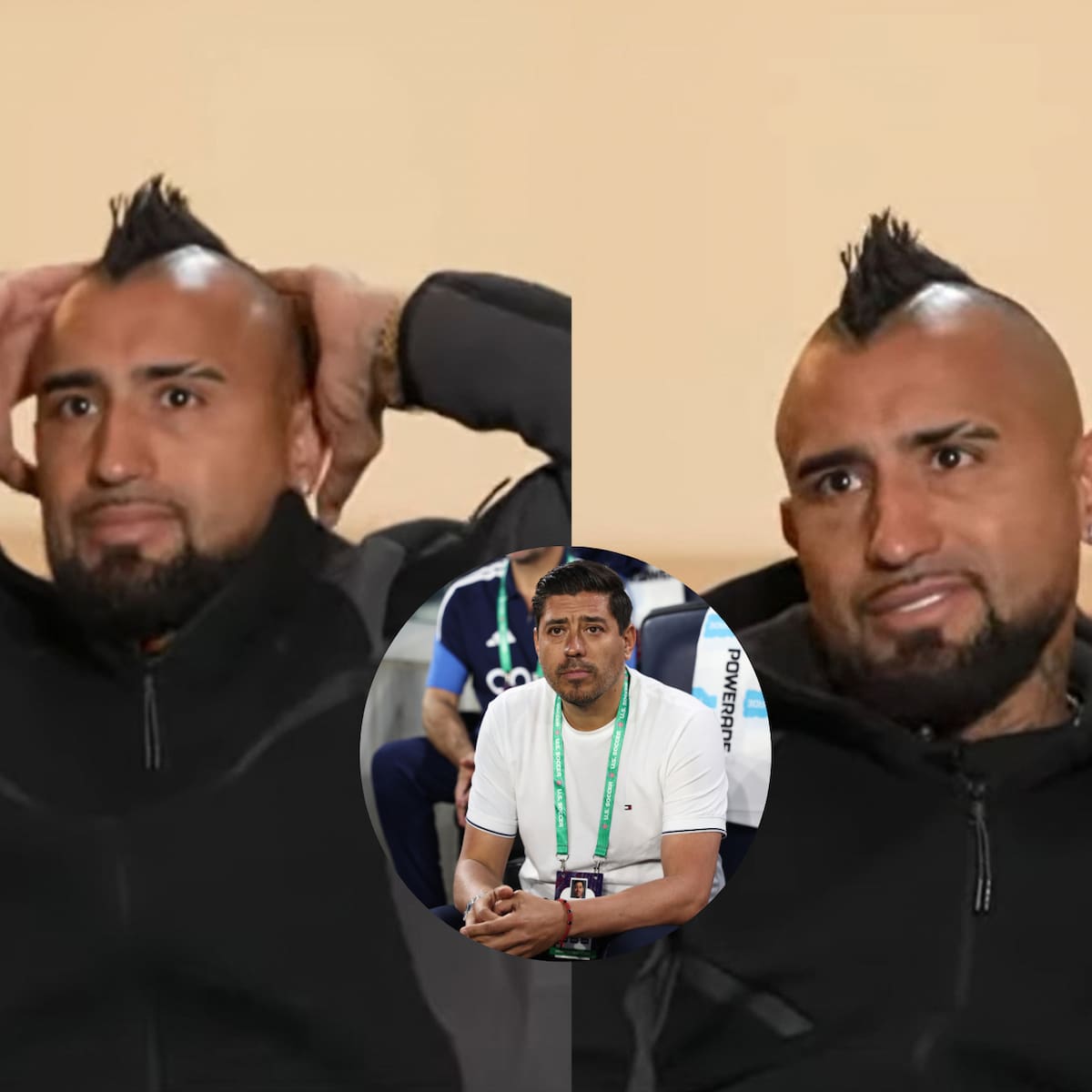La decisión de Nicolás Córdova que indignó a Arturo Vidal durante el duelo entre Chile y Estados Unidos: así reaccionó el “King”