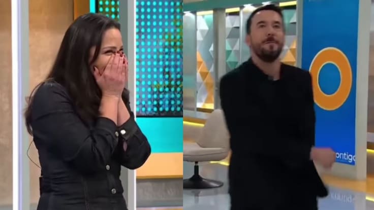 “Ni yo jugando a la pelota...”: Andrea Arístegui se burla de Eduardo de la Iglesia tras chascarro en directo