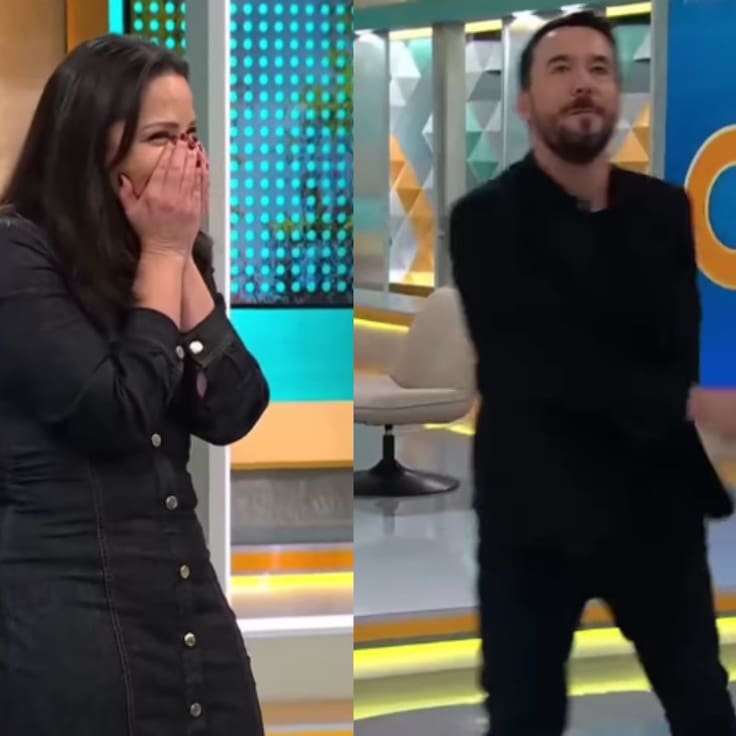 “Ni yo jugando a la pelota...”: Andrea Arístegui se burla de Eduardo de la Iglesia tras chascarro en directo