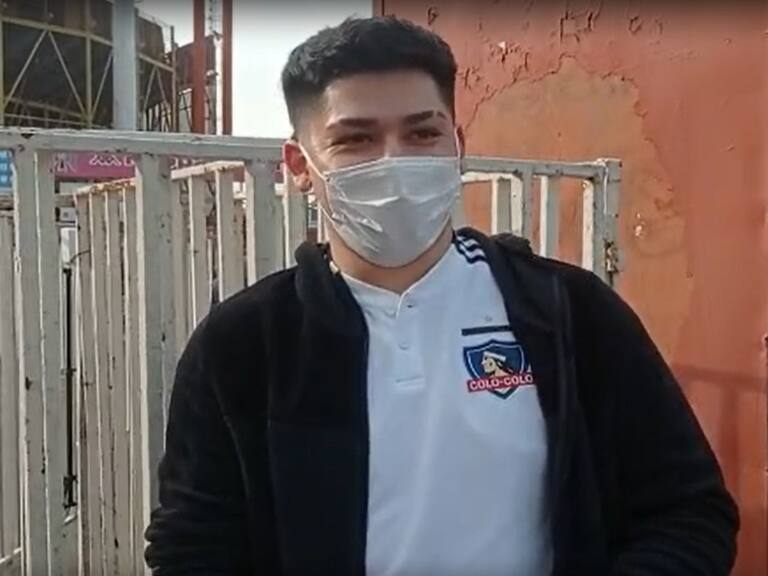 La historia del hincha de Colo Colo que llegó al Santa Laura para el duelo ante Unión Española