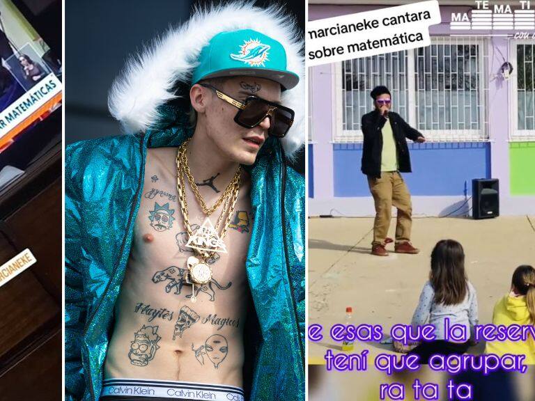 «Meo corte»: la reacción de Marcianeke al profesor de matemáticas que lo imitó