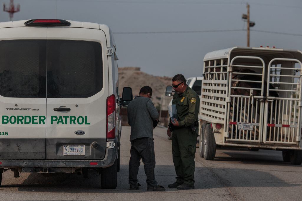 Agentes controlan la zona fronteriza en el estado de New Mexico