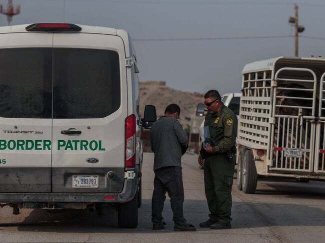 Agentes controlan la zona fronteriza en el estado de New Mexico