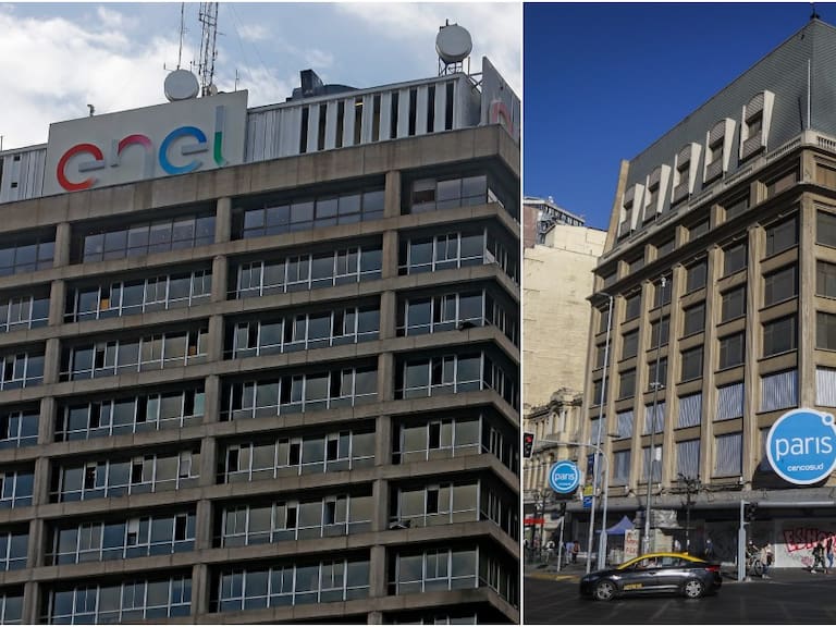 Edificios en el centro de Santiago