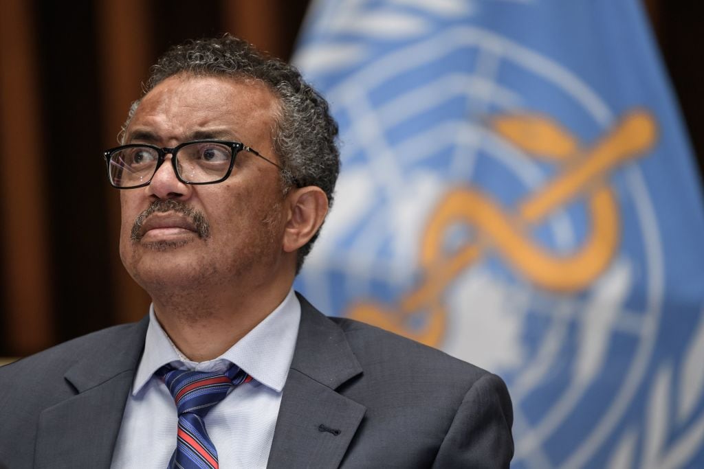 El director general de la OMS Tedros Adhanom Ghebreyesus