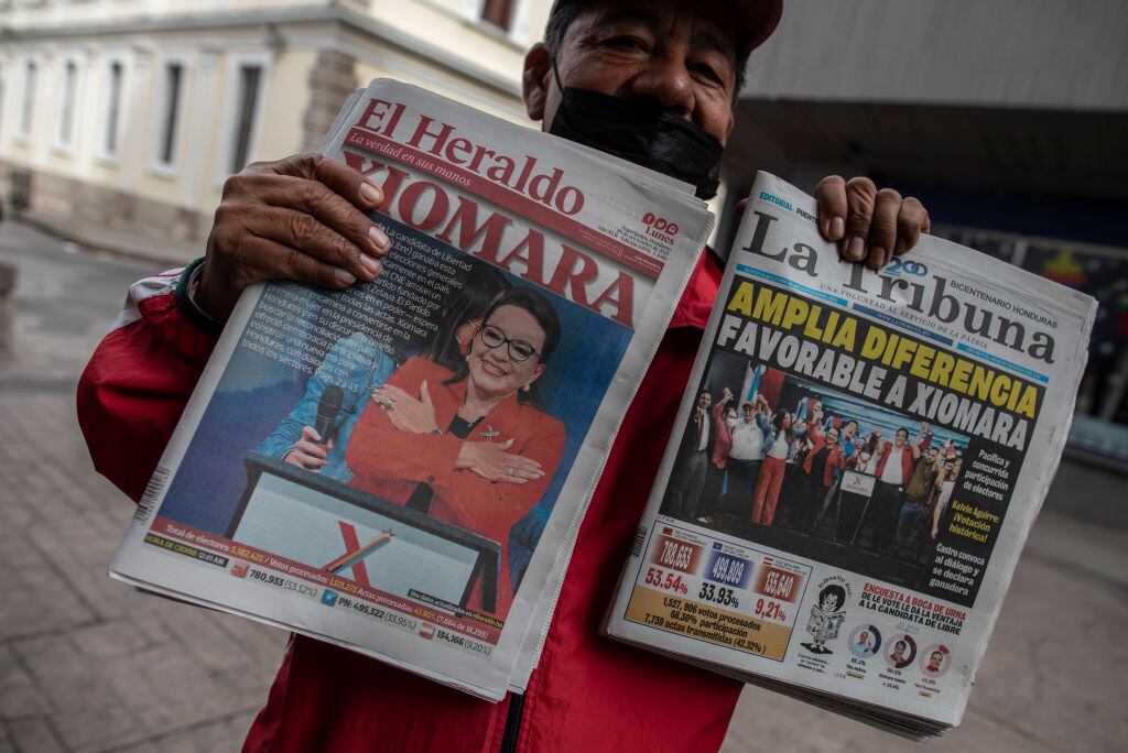 La prensa hondureña destaca el triunfo electoral de Xiomara Castro