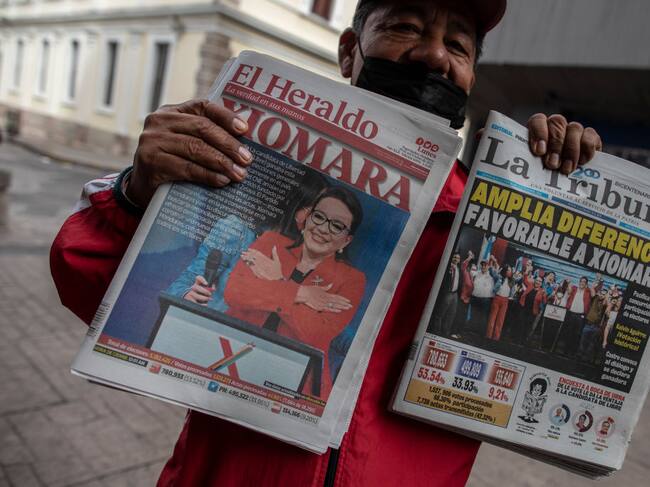 La prensa hondureña destaca el triunfo electoral de Xiomara Castro