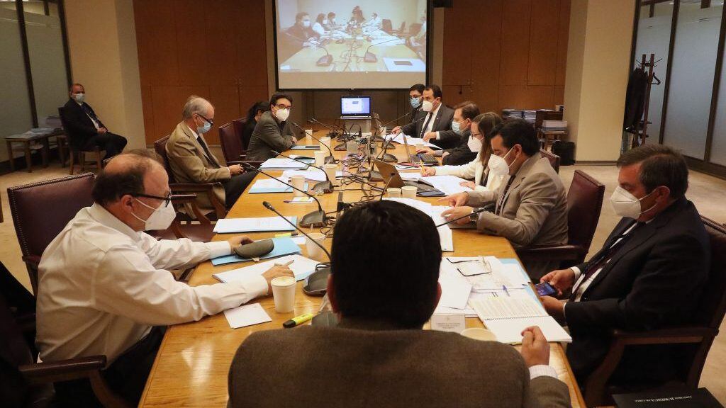 26 DE ENERO DE 2022/VALPARAISOVista general de la Comisión de Constitución del Senado, que debate el proyecto de amnistía a presos del estallido social.
FOTO: LEONARDO RUBILAR CHANDIA/AGENCIAUNO
