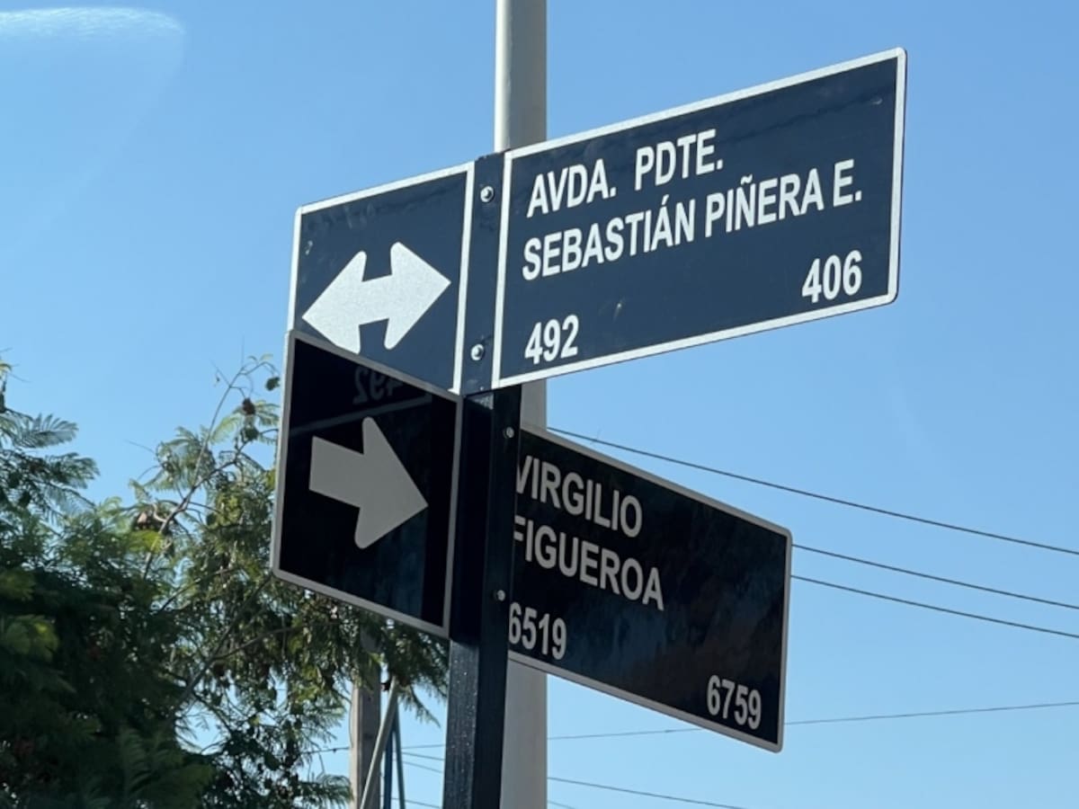 Tras amplio apoyo: concretan cambio de nombre de Avenida IV Centenario por Sebastián Piñera en Las Condes