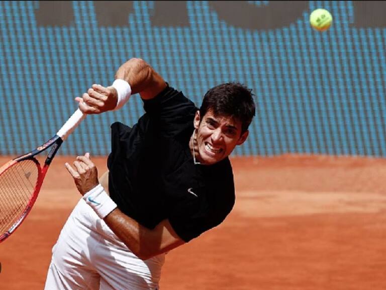Revisa el match point y la eufórica celebración de Garin tras instalarse en la tercera ronda de Madrid