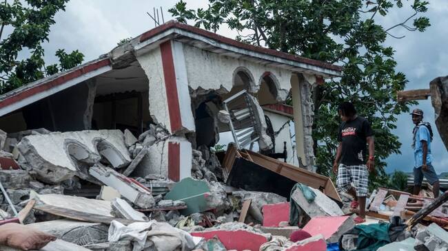 Los problemas de Haití trás el terremoto del sábado y "Grace"