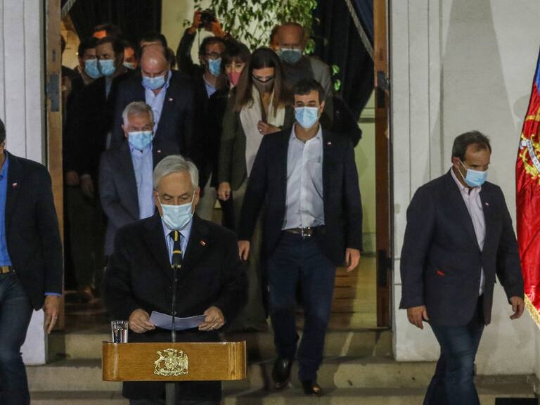 Presidente Sebastián Piñera tras elecciones