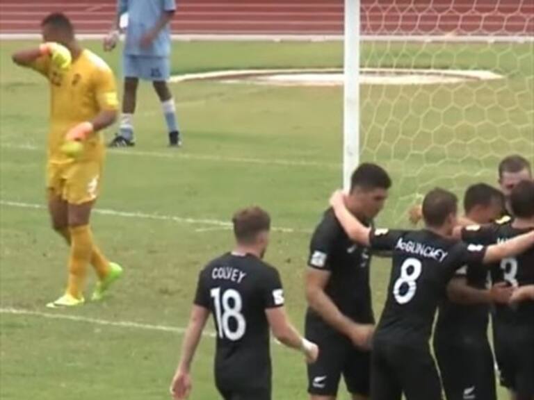 El indecente regalo que protagonizó un chileno en las clasificatorias de Oceanía