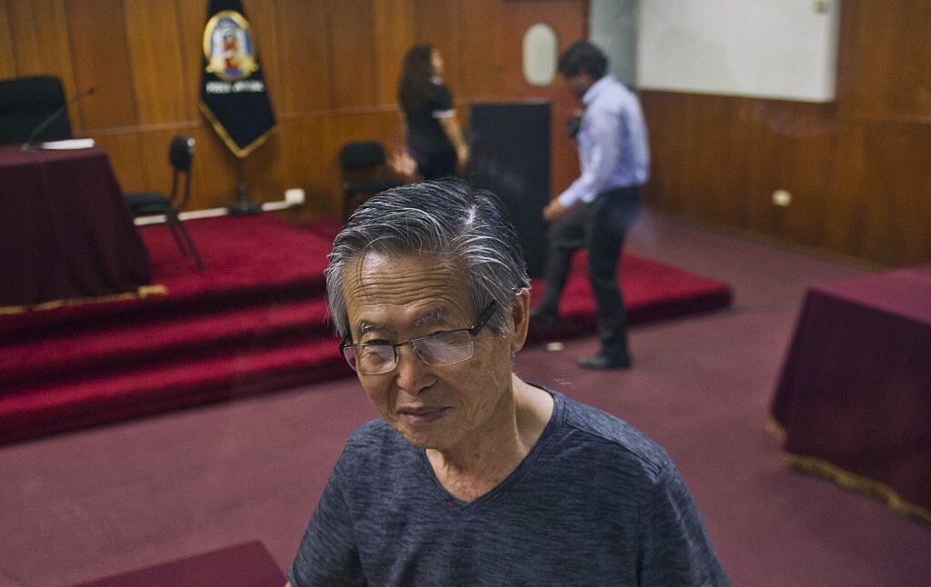 Alberto Fujimori enfrentando a los tribunales peruanos