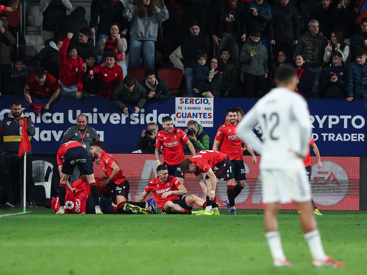 Osasuna hace historia ante el Real Madrid y enciende aún más la pelea por el título de La Liga Española
