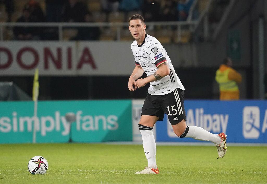 El zaguero alemán Niklas Süle en un partido ante Macedonia del Norte