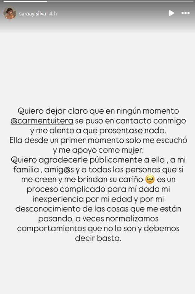 Captura Instagram @saraay.silva